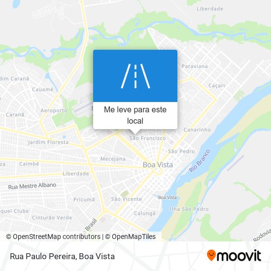 Rua Paulo Pereira mapa