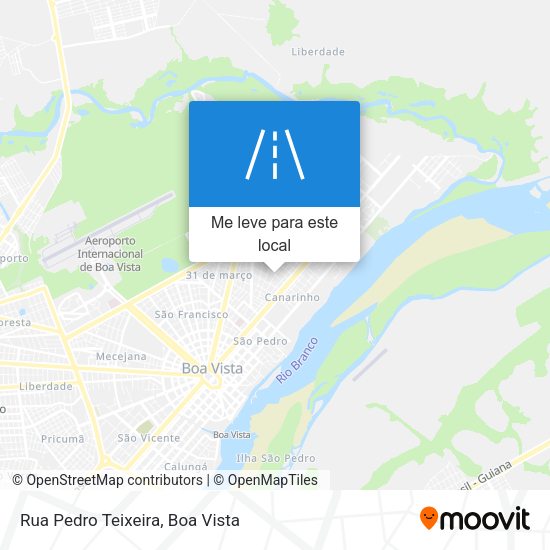 Rua Pedro Teixeira mapa