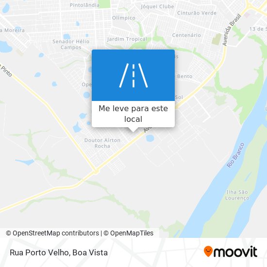 Rua Porto Velho mapa