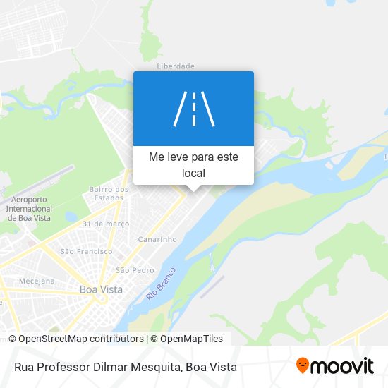 Rua Professor Dilmar Mesquita mapa