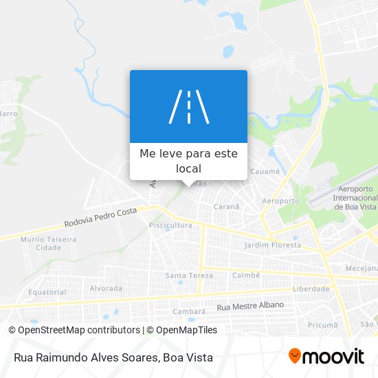 Rua Raimundo Alves Soares mapa