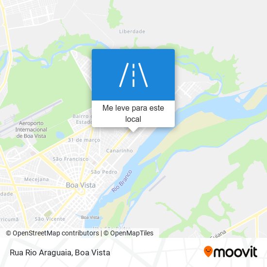 Rua Rio Araguaia mapa