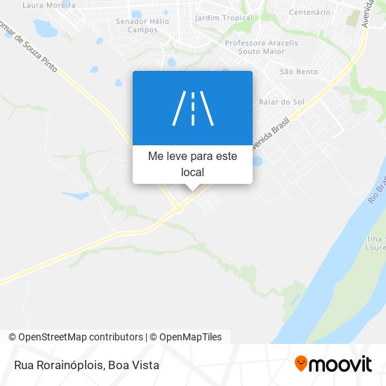 Rua Rorainóplois mapa