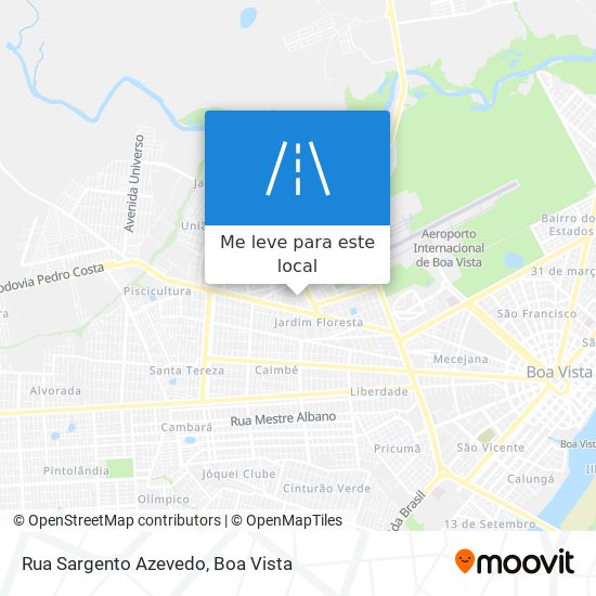 Rua Sargento Azevedo mapa