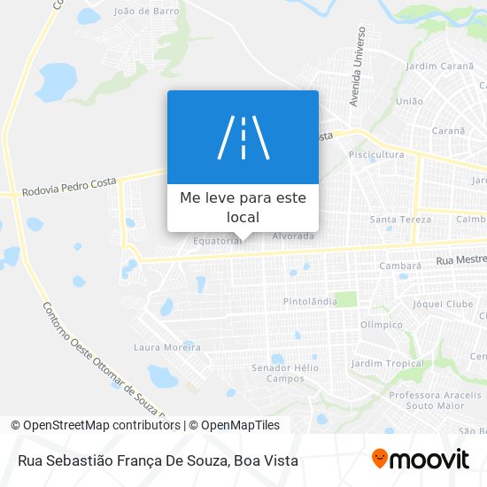 Rua Sebastião França De Souza mapa