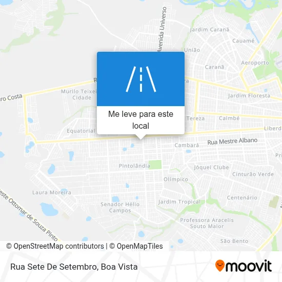 Rua Sete De Setembro mapa