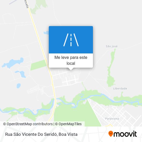 Rua São Vicente Do Seridó mapa