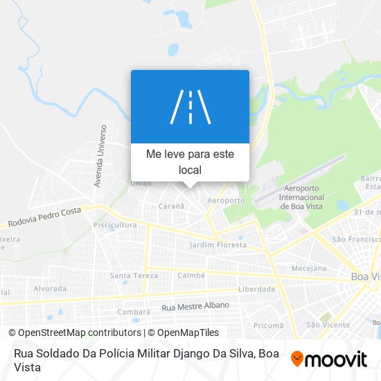 Rua Soldado Da Polícia Militar Django Da Silva mapa