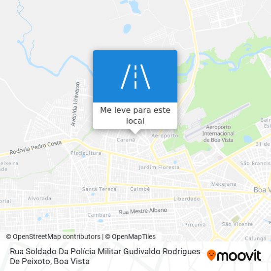 Rua Soldado Da Polícia Militar Gudivaldo Rodrigues De Peixoto mapa