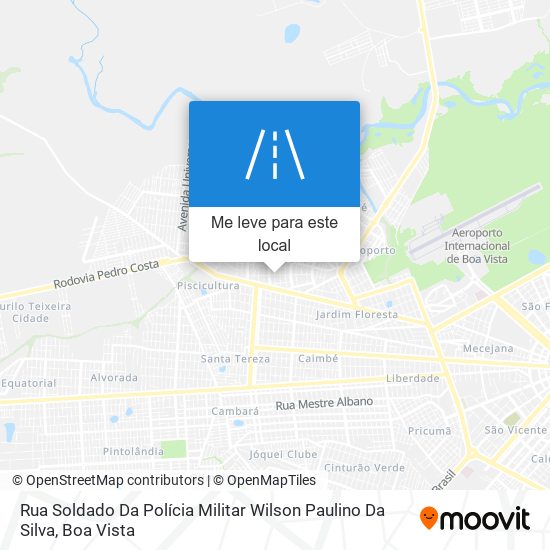 Rua Soldado Da Polícia Militar Wilson Paulino Da Silva mapa