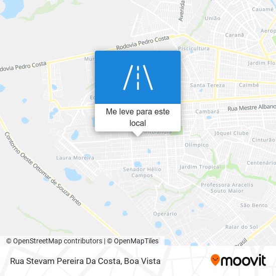 Rua Stevam Pereira Da Costa mapa