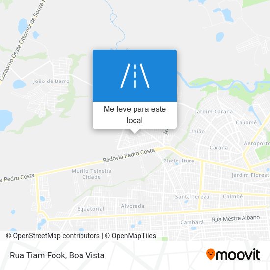 Rua Tiam Fook mapa