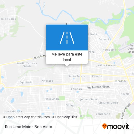 Rua Ursa Maior mapa