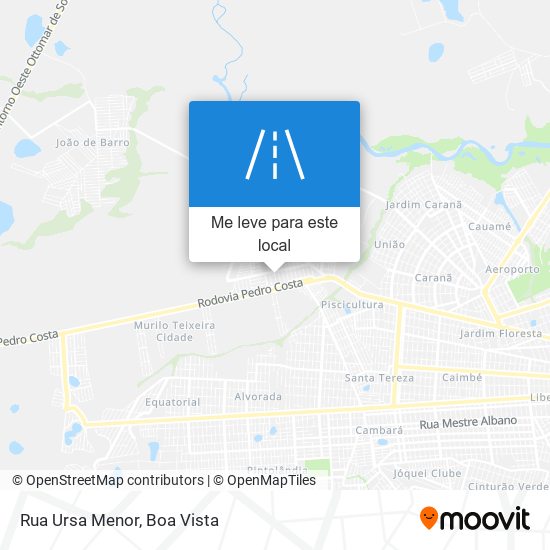 Rua Ursa Menor mapa