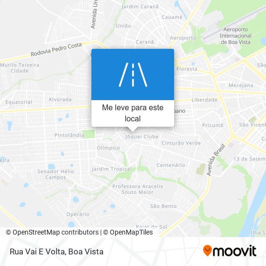 Rua Vai E Volta mapa