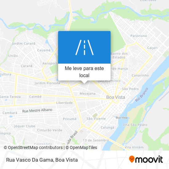 Rua Vasco Da Gama mapa