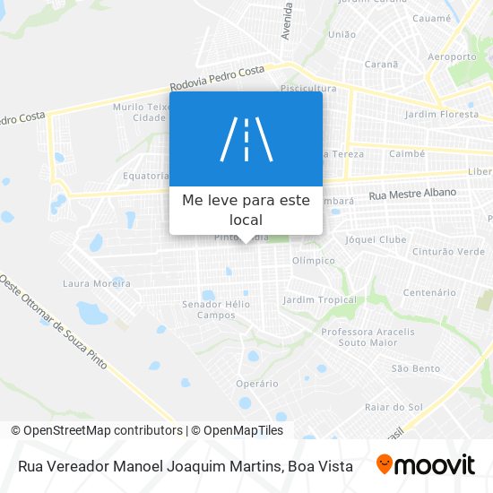 Rua Vereador Manoel Joaquim Martins mapa