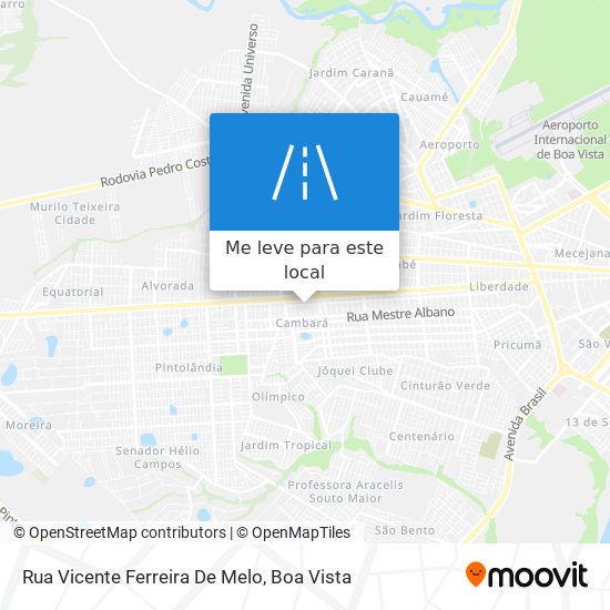 Rua Vicente Ferreira De Melo mapa