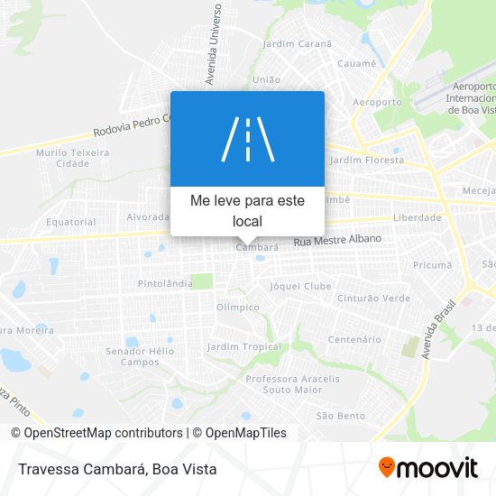 Travessa Cambará mapa