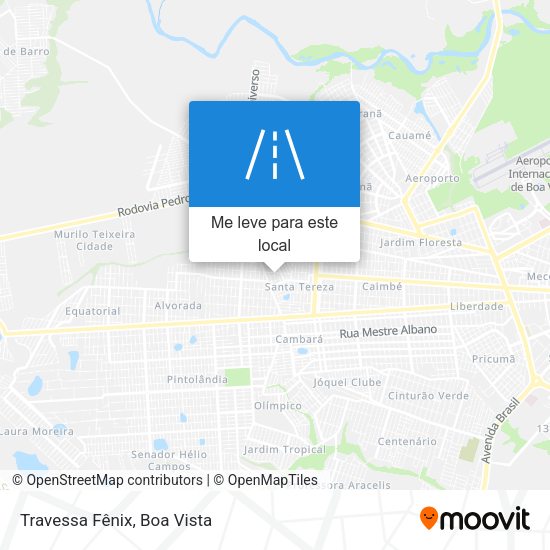 Travessa Fênix mapa