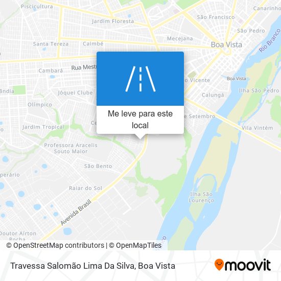 Travessa Salomão Lima Da Silva mapa