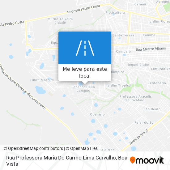 Rua Professora Maria Do Carmo Lima Carvalho mapa