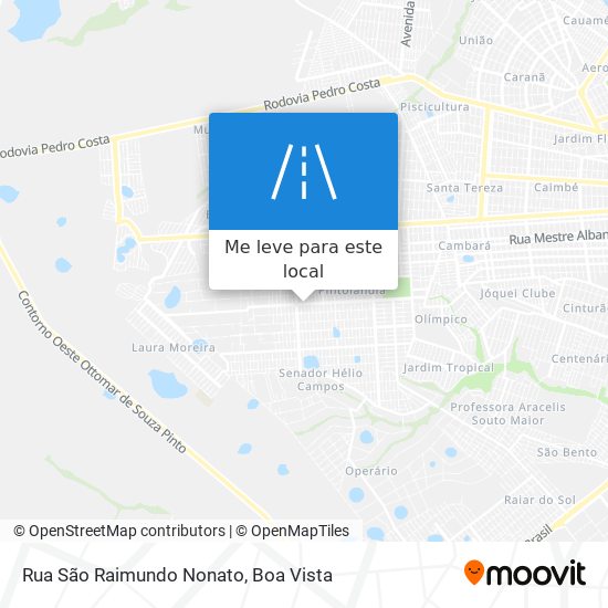 Rua São Raimundo Nonato mapa