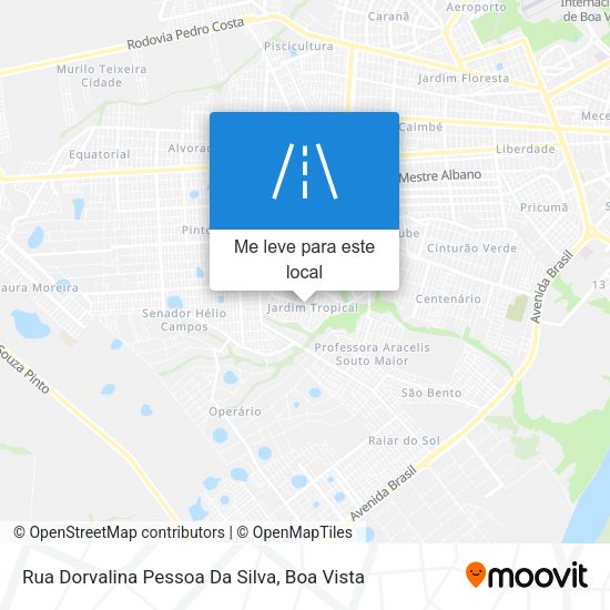 Rua Dorvalina Pessoa Da Silva mapa