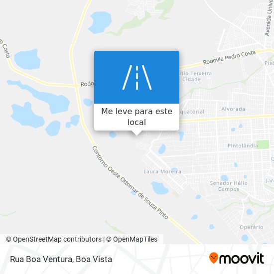 Rua Boa Ventura mapa