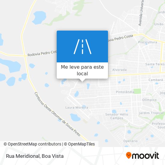 Rua Meridional mapa