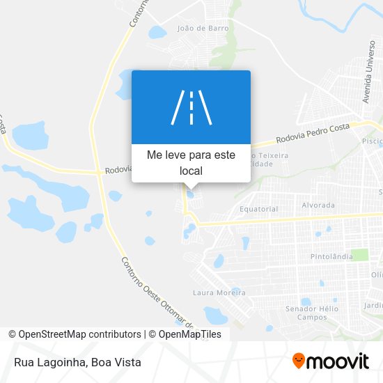 Rua Lagoinha mapa