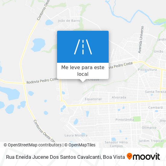 Rua Eneida Jucene Dos Santos Cavalcanti mapa