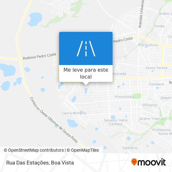 Rua Das Estações mapa