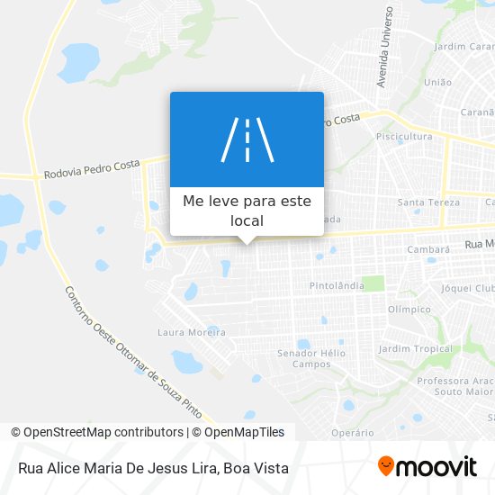 Rua Alice Maria De Jesus Lira mapa