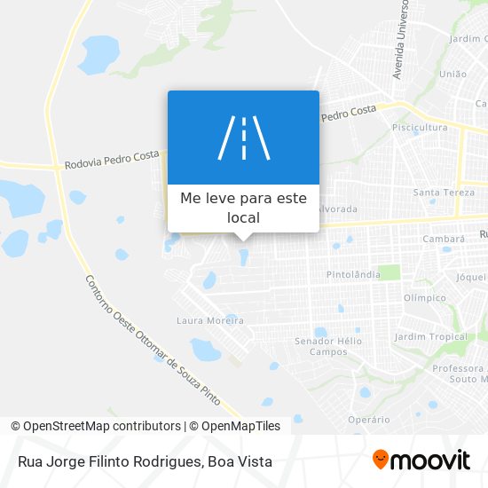 Rua Jorge Filinto Rodrigues mapa