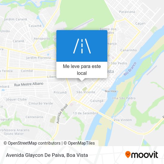 Avenida Glaycon De Paiva mapa