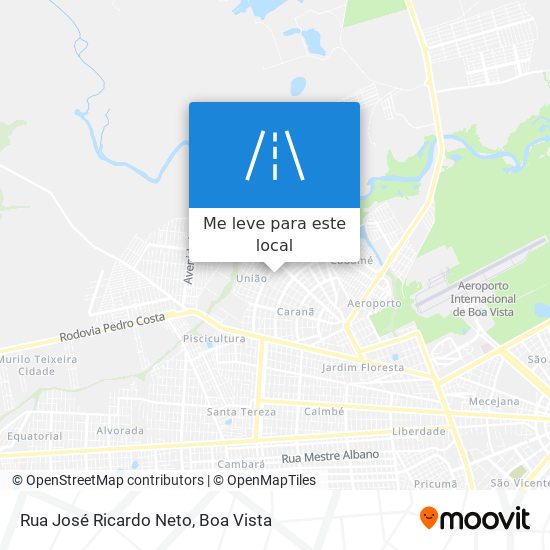 Rua José Ricardo Neto mapa