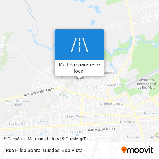 Rua Hilda Sobral Guedes mapa