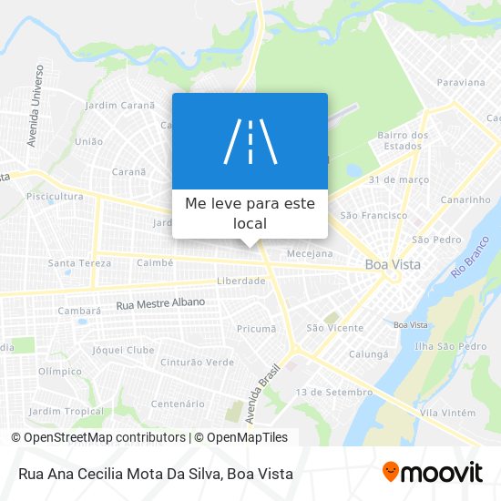 Rua Ana Cecilia Mota Da Silva mapa