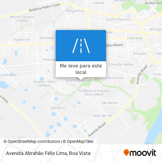 Avenida Abrahão Félix Lima mapa