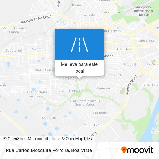 Rua Carlos Mesquita Ferreira mapa