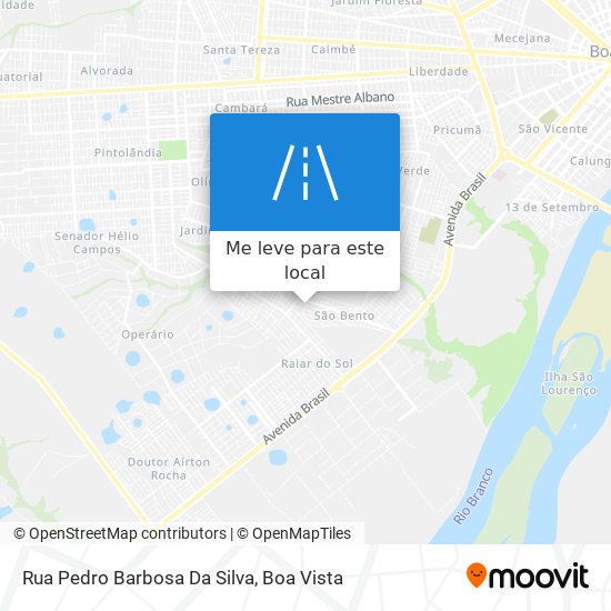 Rua Pedro Barbosa Da Silva mapa