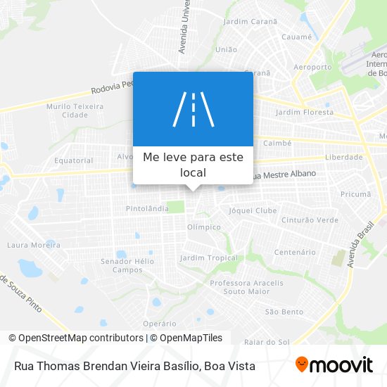 Rua Thomas Brendan Vieira Basílio mapa