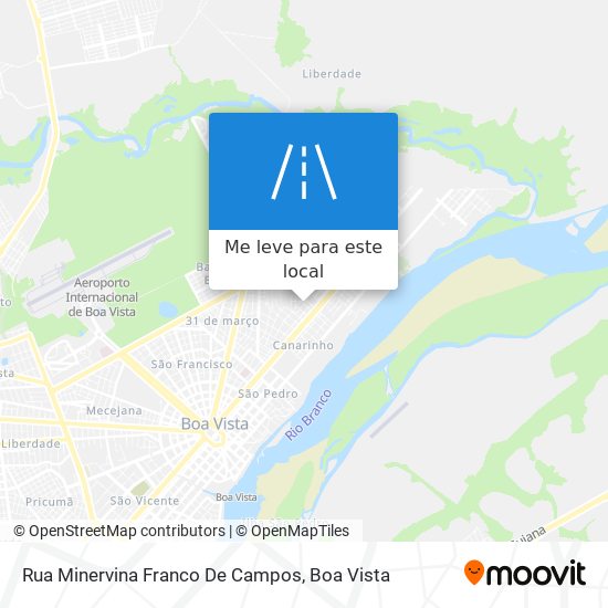 Rua Minervina Franco De Campos mapa