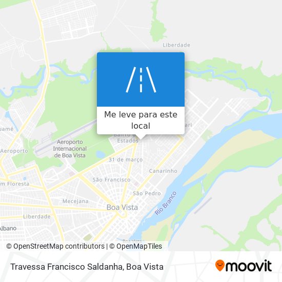 Travessa Francisco Saldanha mapa