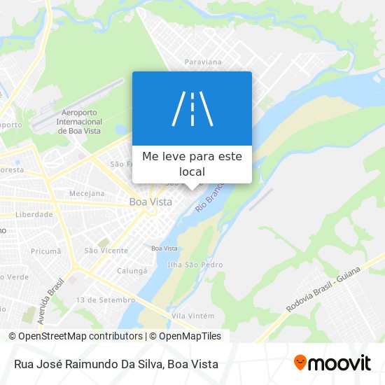 Rua José Raimundo Da Silva mapa