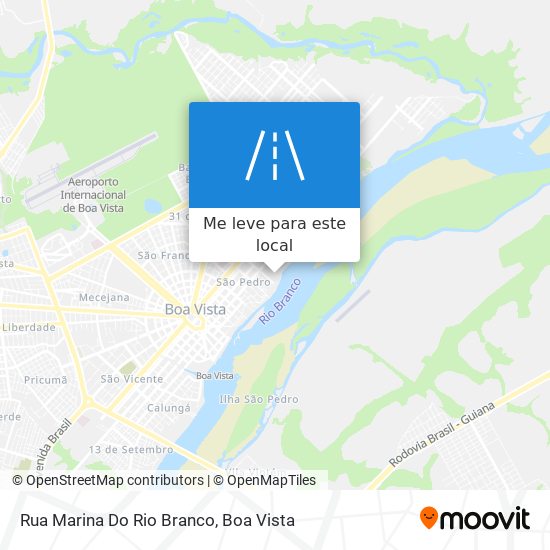 Rua Marina Do Rio Branco mapa