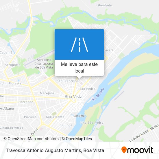 Travessa Antônio Augusto Martins mapa