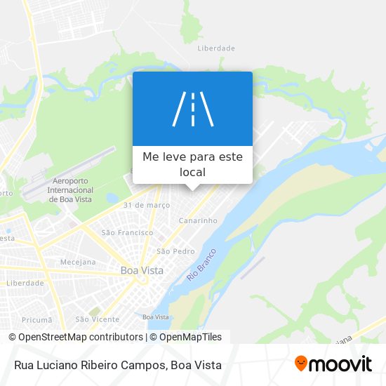 Rua Luciano Ribeiro Campos mapa