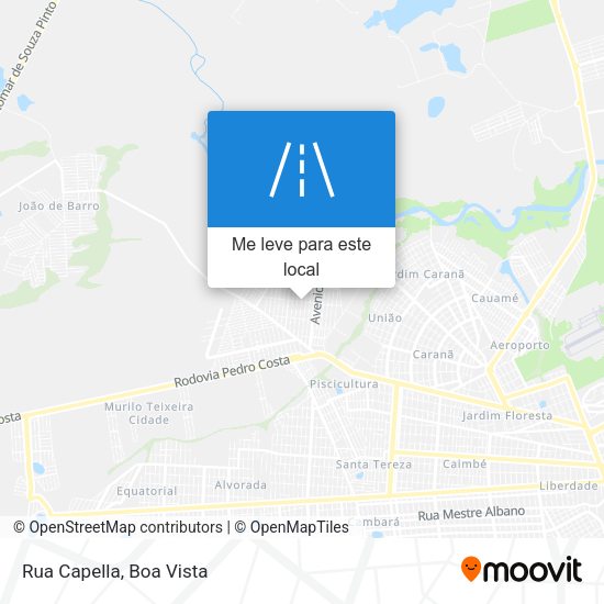 Rua Capella mapa